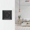 Black wall switch USB+TypeC Zigbee