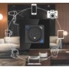 Black wall switch USB+TypeC Zigbee