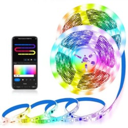 Viedā 5 m Wi-Fi LED sloksne RGBIC
