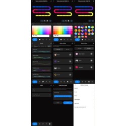 Viedā 5 m Wi-Fi LED sloksne RGBIC