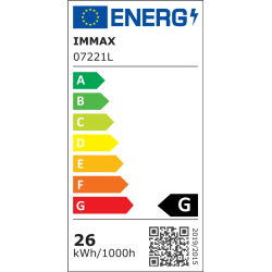 NEO LITE PATTINI Smart pendant luminaire black 120cm 26W, 1820lm, Tuya, WiFi with BEACON support