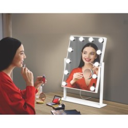 LED table cosmetic mirror  MUST HAVE with magnetic magnifying mirror 12W, CCT
