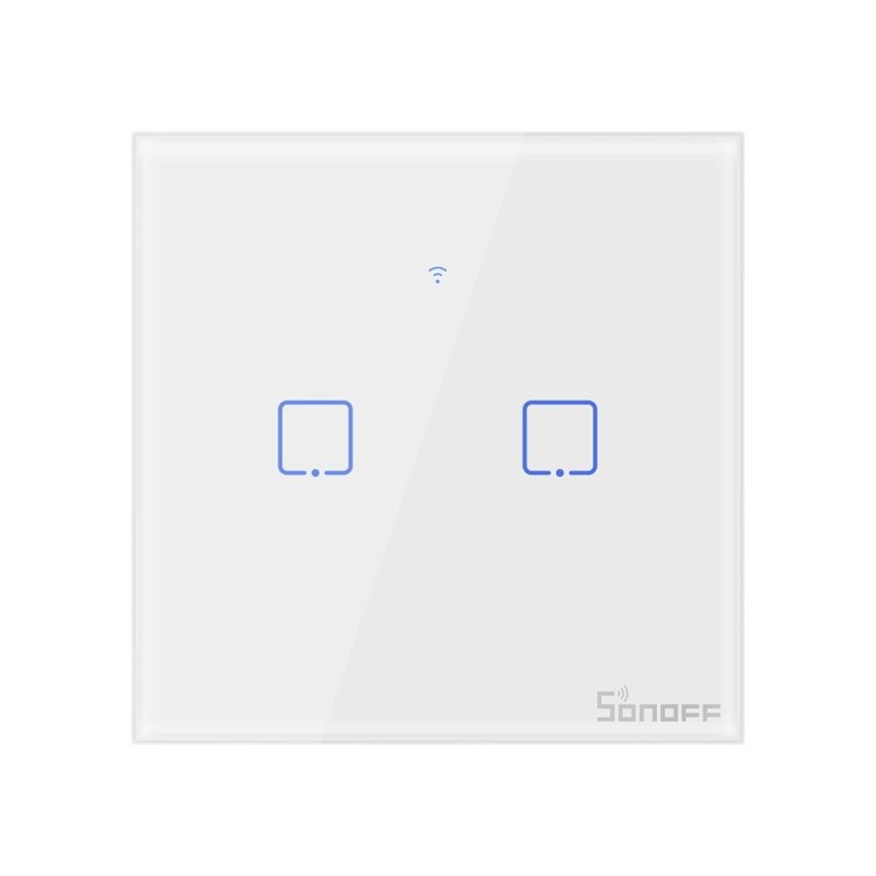 Smart Switch WiFi + RF 433 Sonoff T1 EU TX (2-channel)